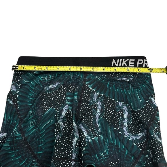 Nike Pro Green Blue Patterned 2.5" Spandex - Picture 6 of 7